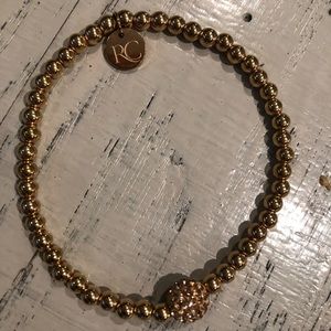 Rustic Cuff Ireland Gold with Amber